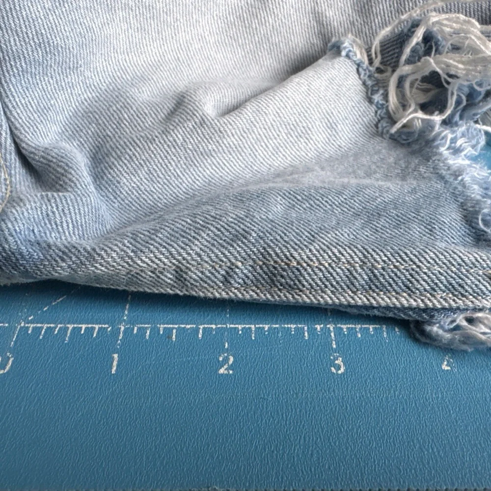 Kancan distressed button fly denim shorts style ESTILO - Picture 7 of 7